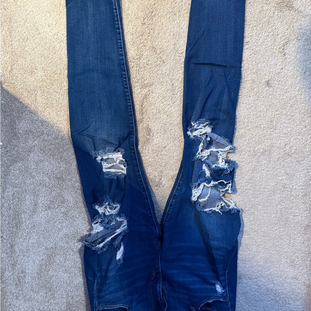 American Eagle Outfitters High Rise Blue Jeans